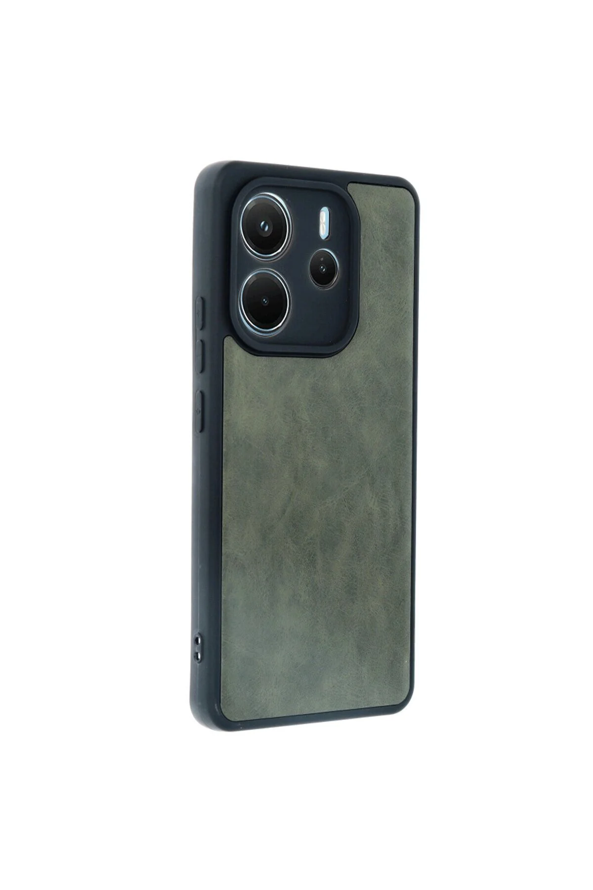 Xiaomi Redmi Note 14 4g Kılıf Aras Deri Kapak - Koyu Yeşil