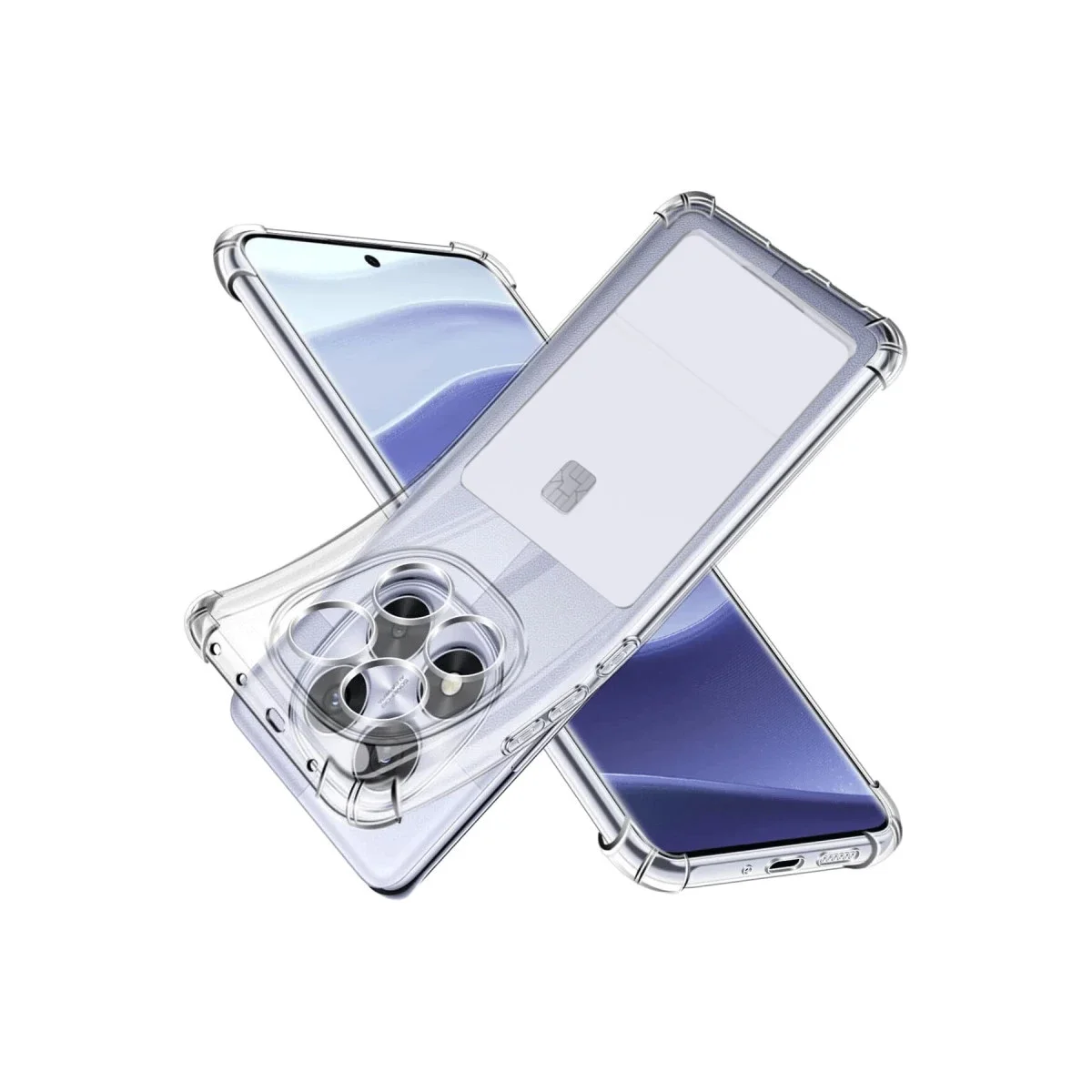 Xiaomi Redmi Note 14 Pro 4G Kılıf Kart Şeffaf Silikon - Şeffaf Fiyatı, Yorumları ve Özellikleri