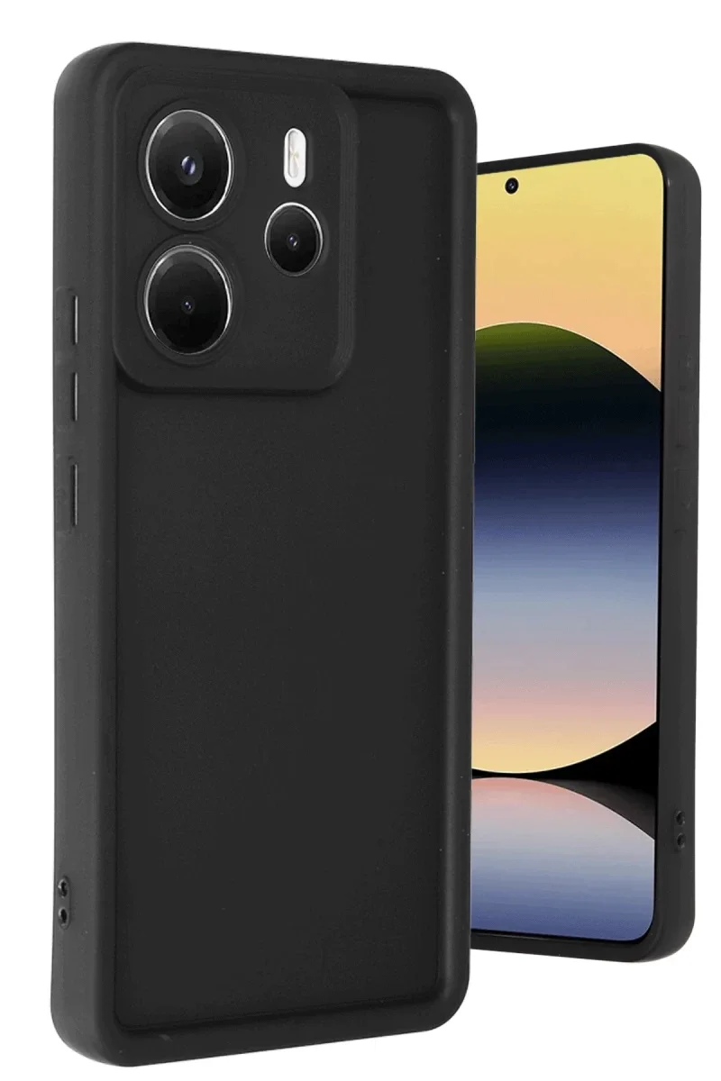 Xiaomi Redmi Note 14 4G Kılıf Viera Silikon - Siyah Xiaomi Redmi Note 14 4G Kılıf Viera Silikon - Siyah