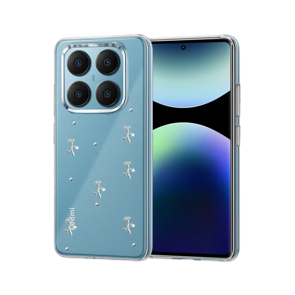 Xiaomi Redmi Note 14 Pro 4G Fiyonk Desenli Kapak - Desen 4 Xiaomi Redmi Note 14 Pro 4G Fiyonk Desenli Kapak - Desen 4