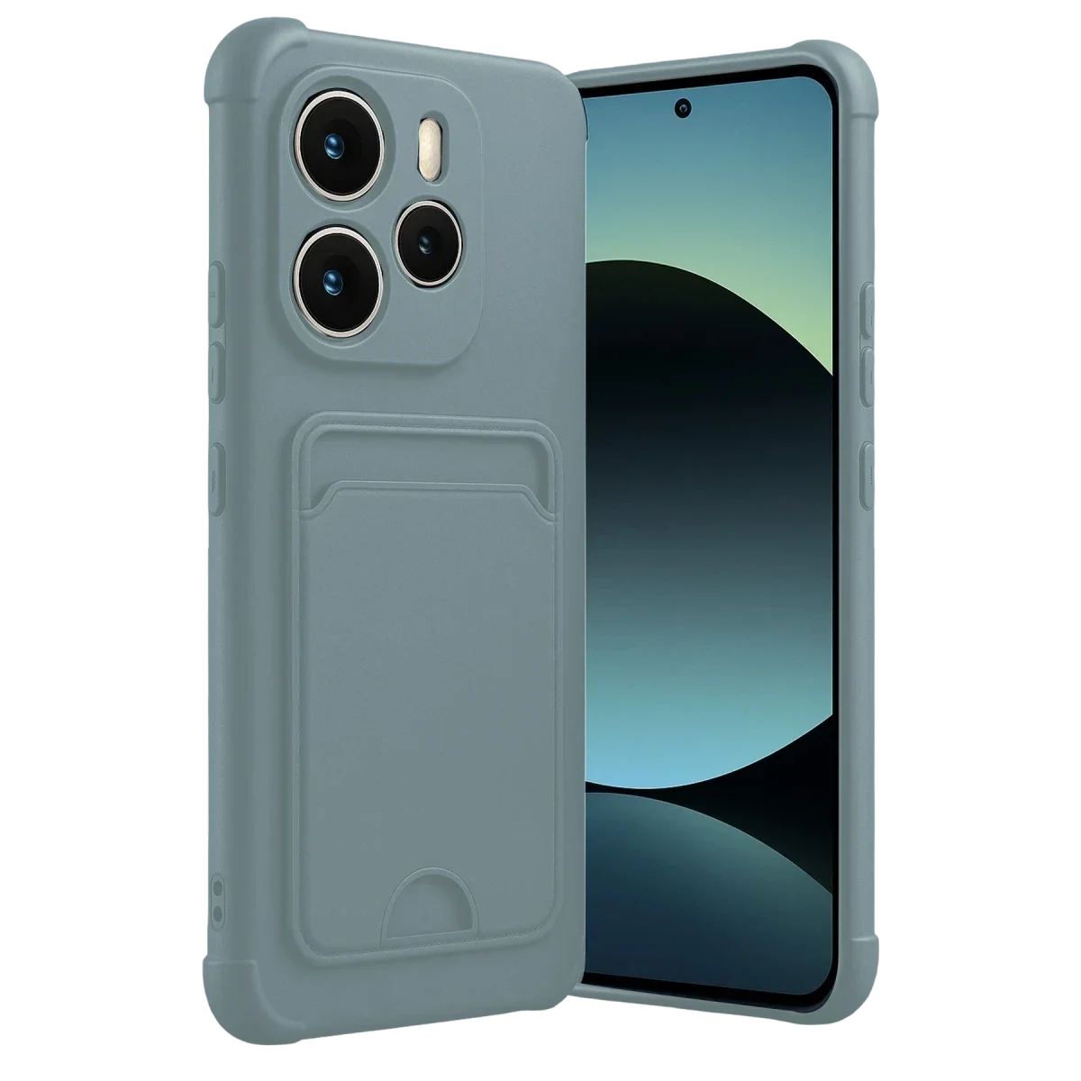 Xiaomi Redmi Note 14 4G Kelvin Kartvizitli Silikon - Açık Yeşil