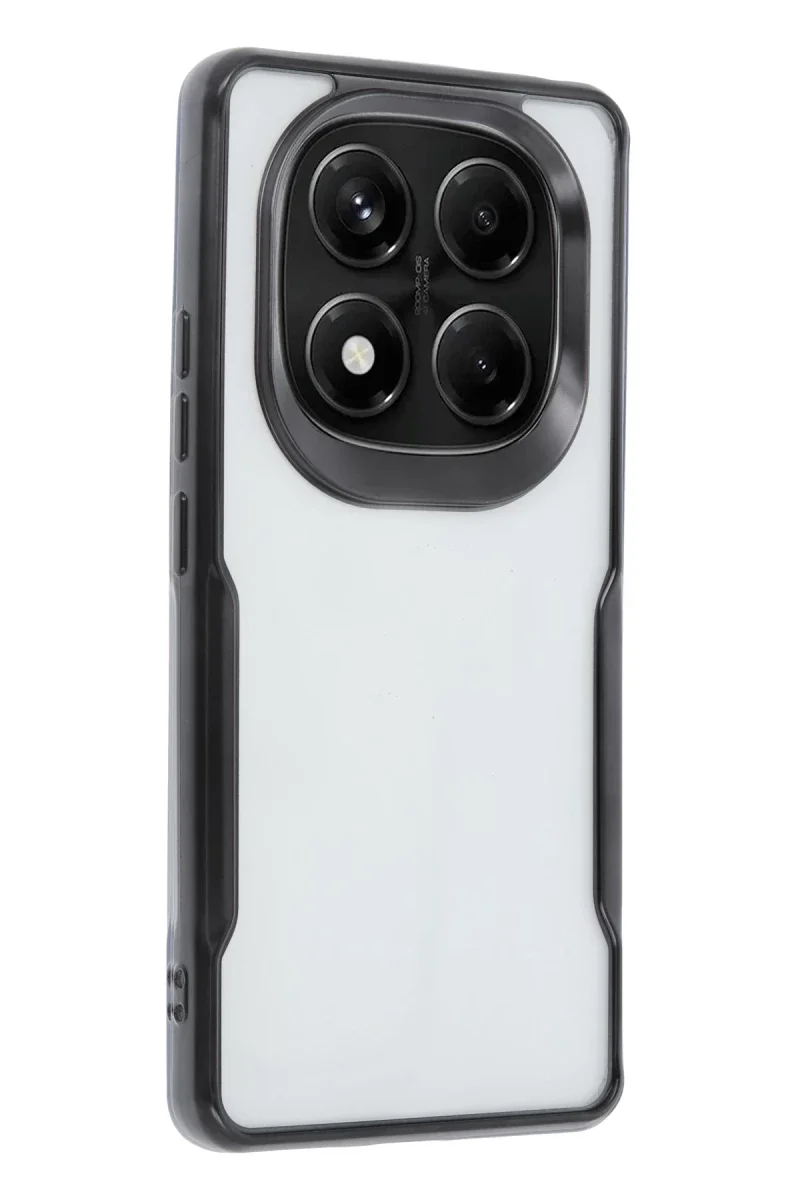 Xiaomi Redmi Note 14 Pro 4G Kılıf Boyi Silikon Kapak - Siyah Xiaomi Redmi Note 14 Pro 4G Kılıf Boyi Silikon Kapak - Siyah