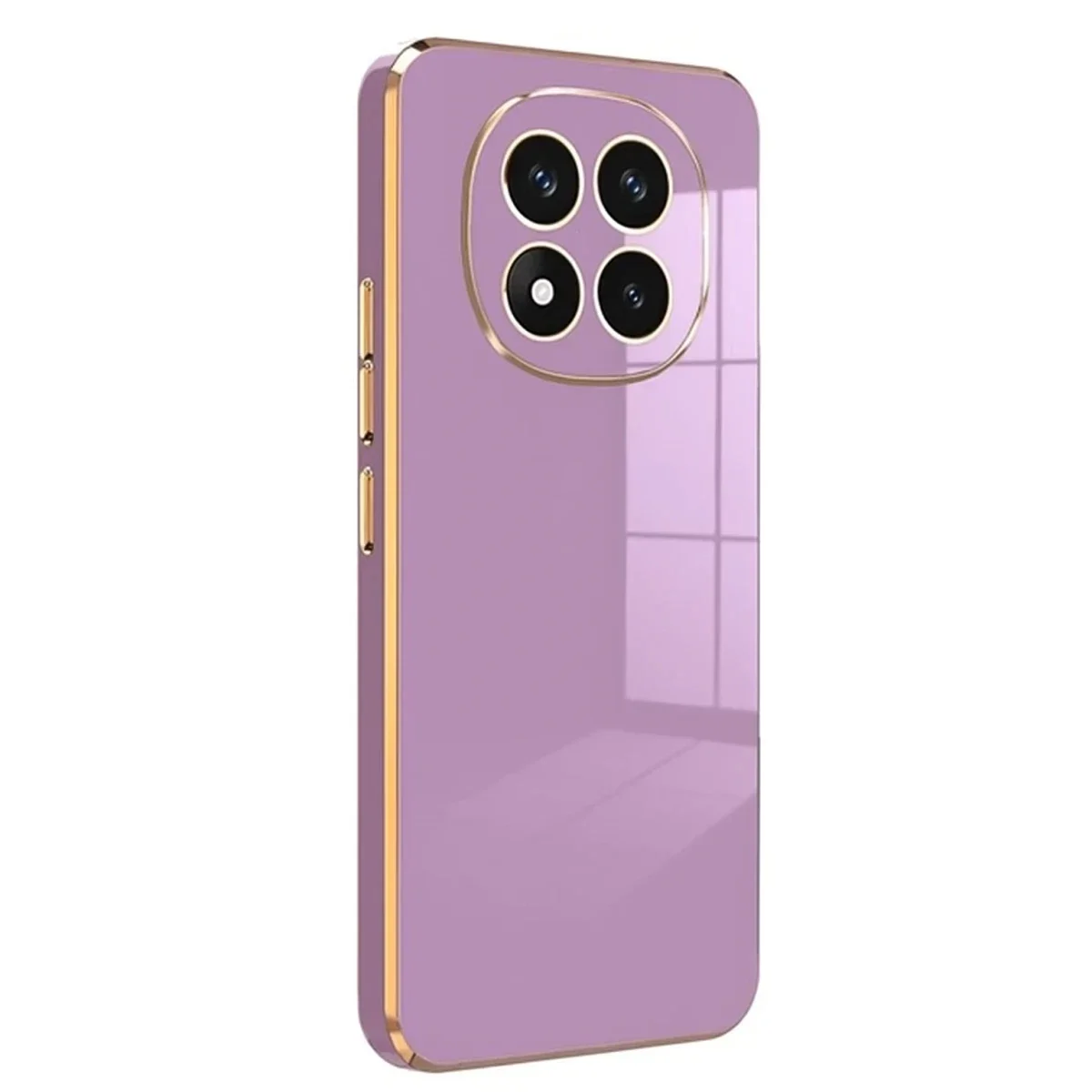 Xiaomi Redmi Note 14 Pro 4G Kılıf Volet Silikon - Mor Xiaomi Redmi Note 14 Pro 4G Kılıf Volet Silikon - Mor