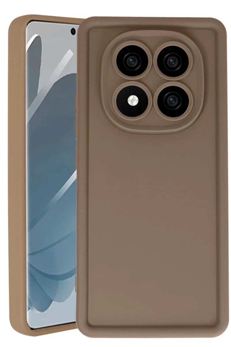 Xiaomi Redmi Note 14 Pro 5G Kılıf Viera Silikon - Kahverengi