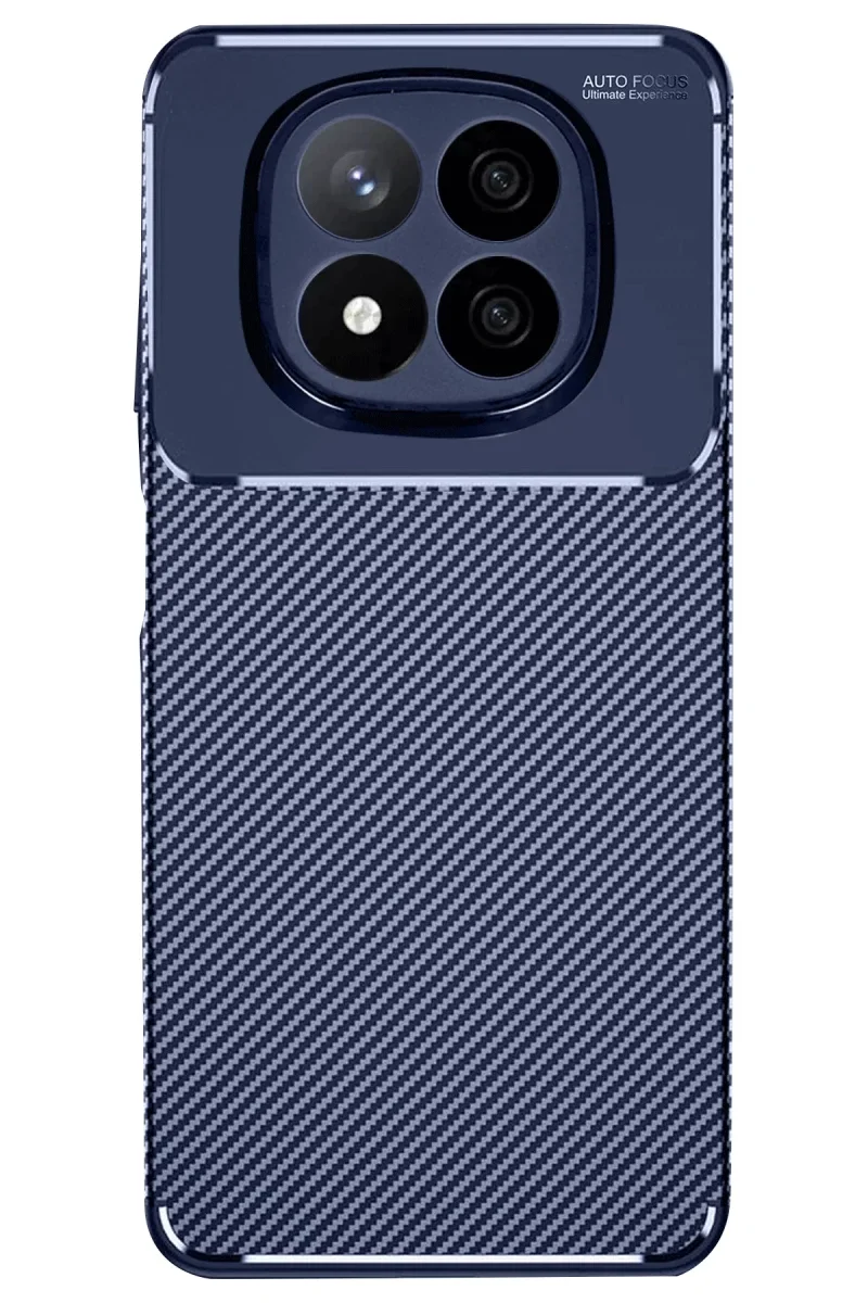 Xiaomi Redmi Note 14 Pro 4G Kılıf Auto Focus Karbon Kapak - Lacivert Xiaomi Redmi Note 14 Pro 4G Kılıf Auto Focus Karbon Kapak - Lacivert