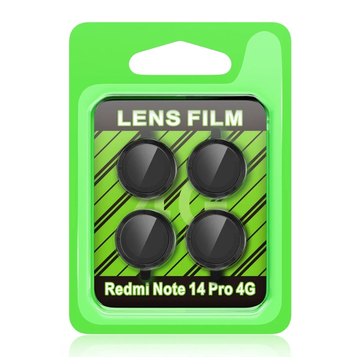 Xiaomi Redmi Note 14 Pro 4G Raze Metal Kamera Lens - Siyah
