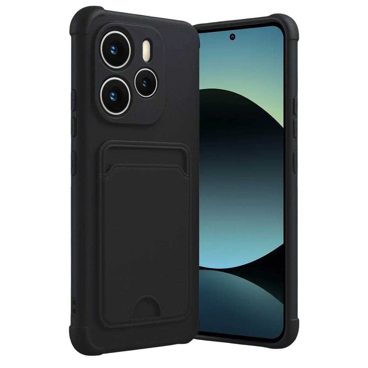 Xiaomi Redmi Note 14 4G Kelvin Kartvizitli Silikon - Siyah Xiaomi Redmi Note 14 4G Kelvin Kartvizitli Silikon - Siyah