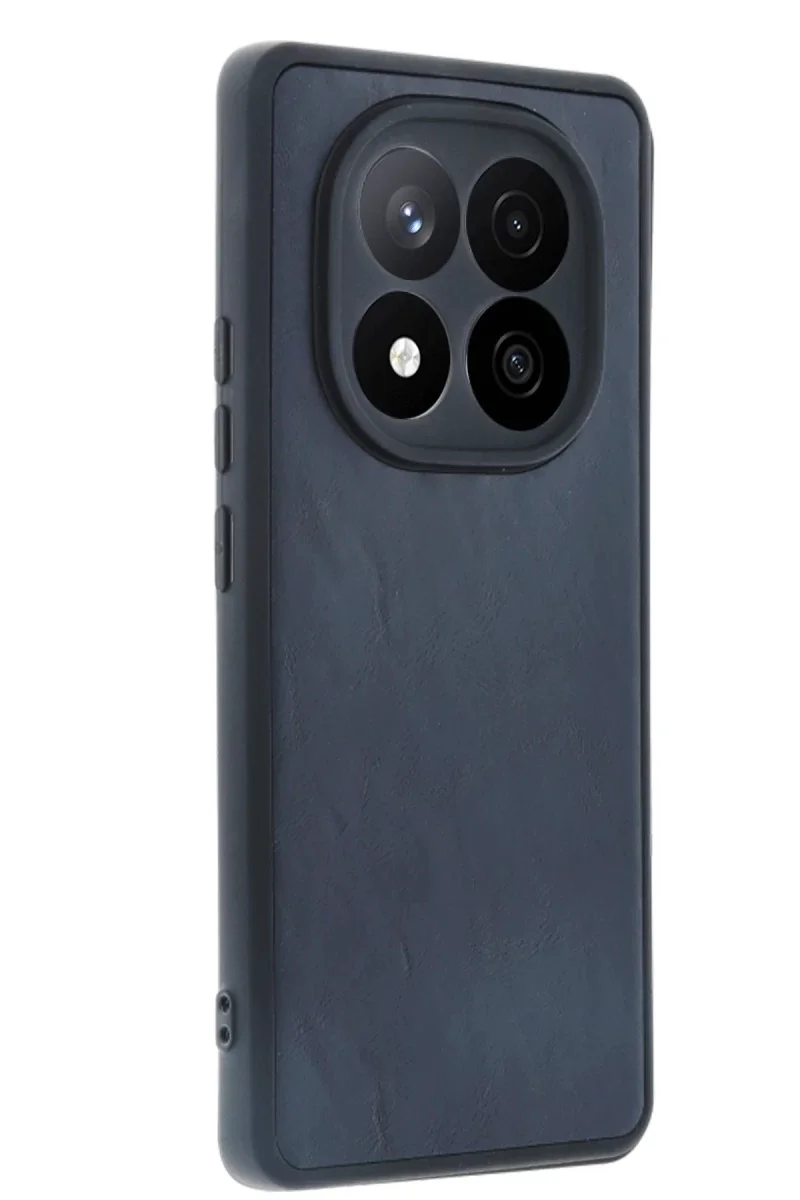 Xiaomi Redmi Note 14 Pro 5G Kılıf Aras Deri Kapak - Lacivert
