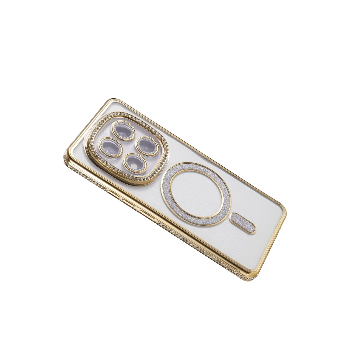 Xiaomi Redmi Note 14 Pro 5g Joke Simli Magneticsafe Kılıf - Gold Xiaomi Redmi Note 14 Pro 5g Joke Simli Magneticsafe Kılıf - Gold