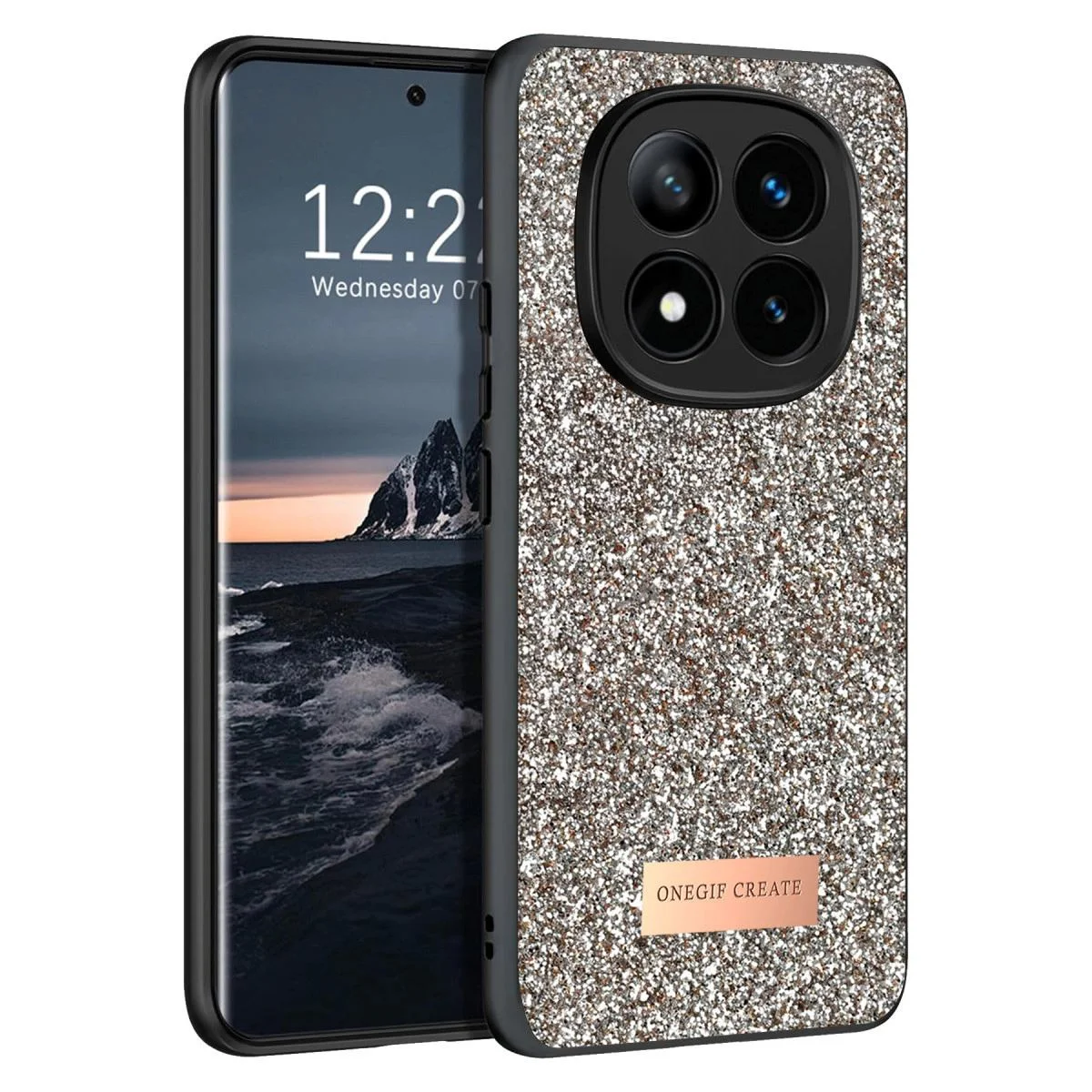 Xiaomi Redmi Note 14 Pro 4g ile Uyumlu Bright Simli Kapak - Gold Boncuk İşlemeli Telefon Kılıfı Fiyatı, Yorumları ve Özellikleri