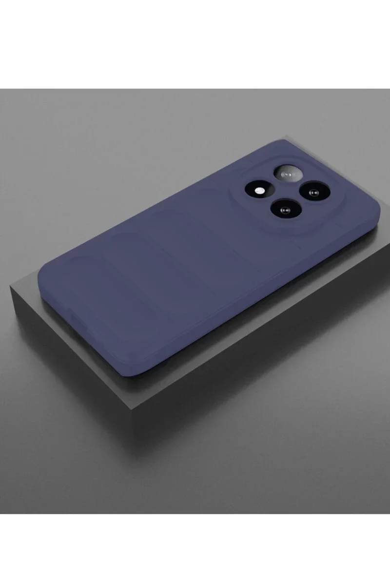 Xiaomi Redmi Note 14 Pro 5G Kılıf Optimum Silikon - Lacivert Xiaomi Redmi Note 14 Pro 5G Kılıf Optimum Silikon - Lacivert