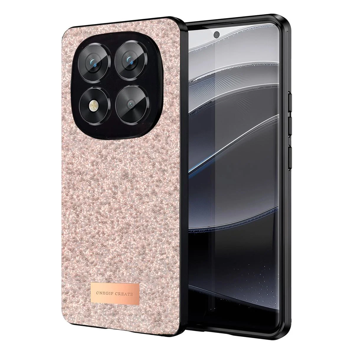 Xiaomi Redmi Note 14 Pro 5g ile Uyumlu Bright Simli Kapak - Pembe Boncuk İşlemeli Telefon Kılıfı Fiyatı, Yorumları ve Özellikleri