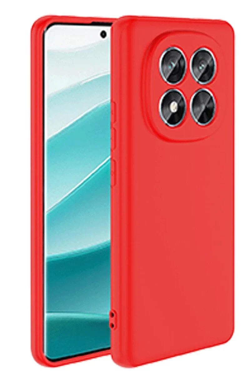Xiaomi Redmi Note 14 Pro 5G Kılıf First Silikon - Kırmızı Xiaomi Redmi Note 14 Pro 5G Kılıf First Silikon - Kırmızı