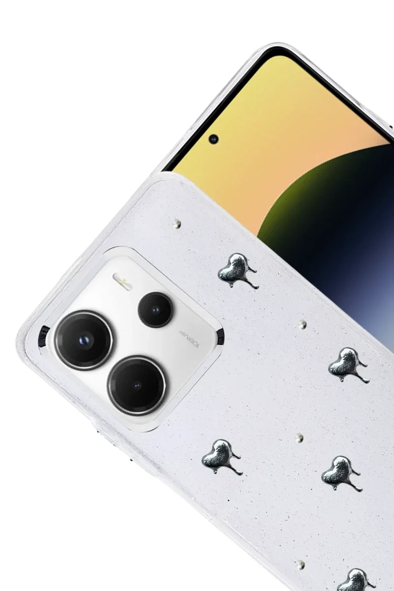 Xiaomi Redmi Note 14 4G Fiyonk Desenli Kapak - Desen 1 Xiaomi Redmi Note 14 4G Fiyonk Desenli Kapak - Desen 1