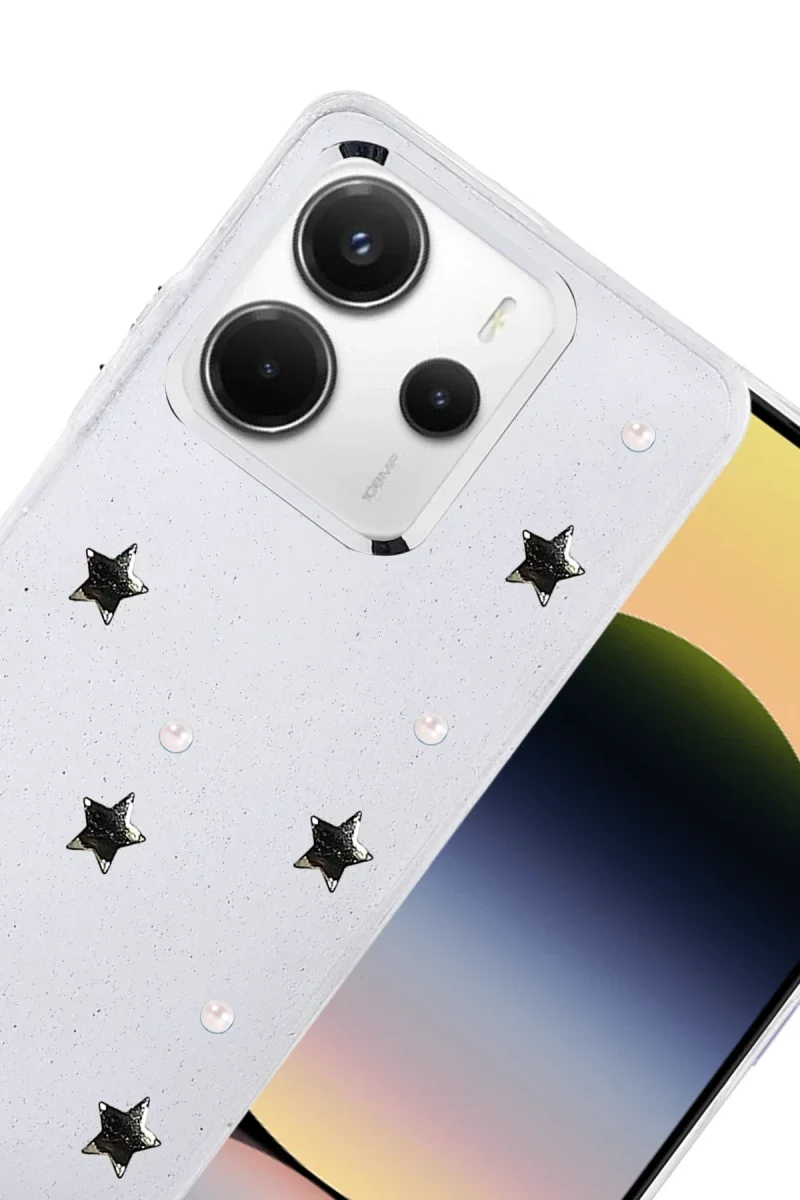 Xiaomi Redmi Note 14 4G Fiyonk Desenli Kapak - Desen 7 Xiaomi Redmi Note 14 4G Fiyonk Desenli Kapak - Desen 7