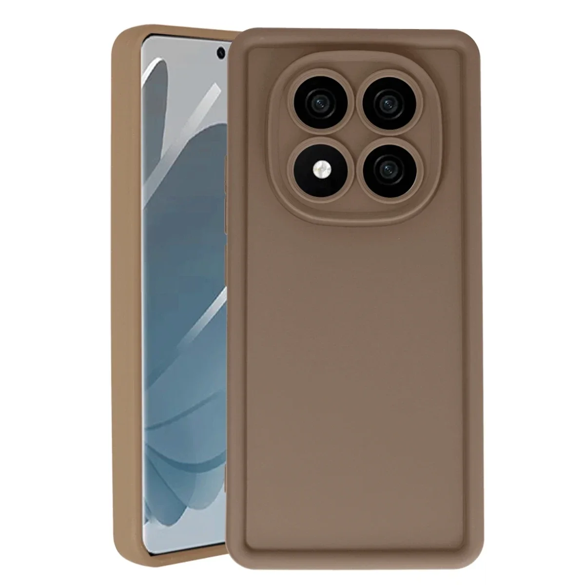 Xiaomi Redmi Note 14 Pro 5G Kılıf Viera Silikon - Kahverengi