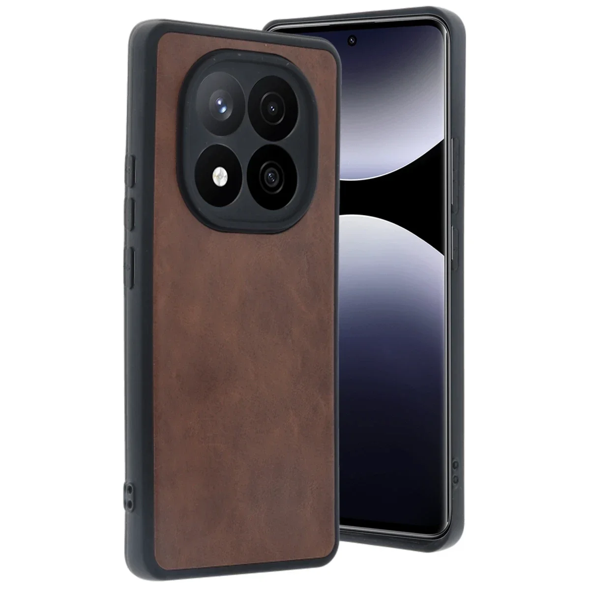 Xiaomi Redmi Note 14 Pro 5G Kılıf Aras Deri Kapak - Taba Xiaomi Redmi Note 14 Pro 5G Kılıf Aras Deri Kapak - Taba