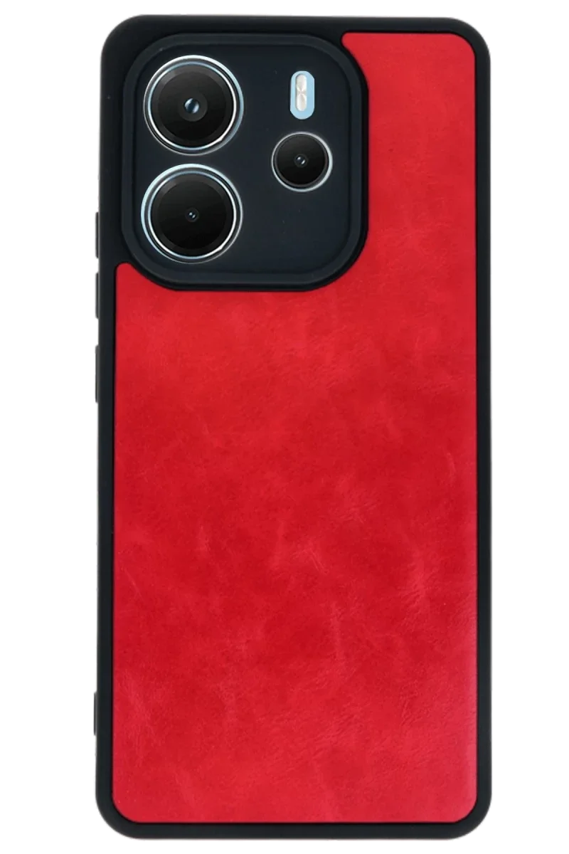 Xiaomi Redmi Note 14 4G Kılıf Aras Deri Kapak - Kırmızı Fiyatı, Yorumları ve Özellikleri