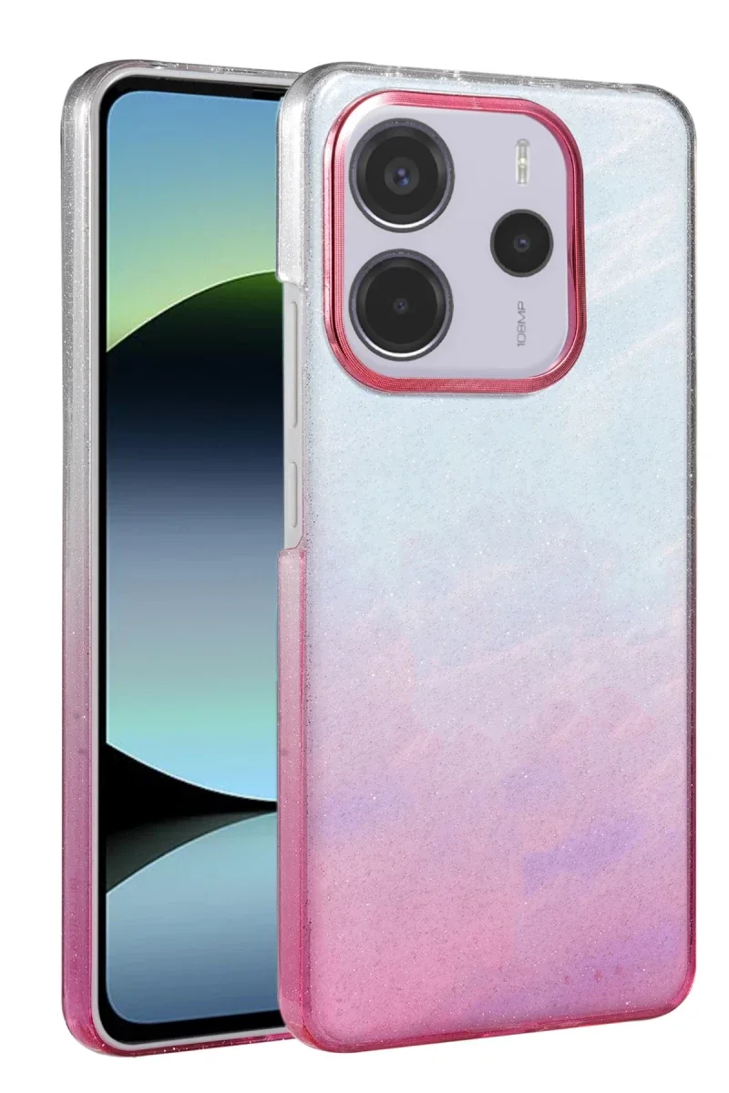 Xiaomi Redmi Note 14 4G Glossy Kapak - Pembe