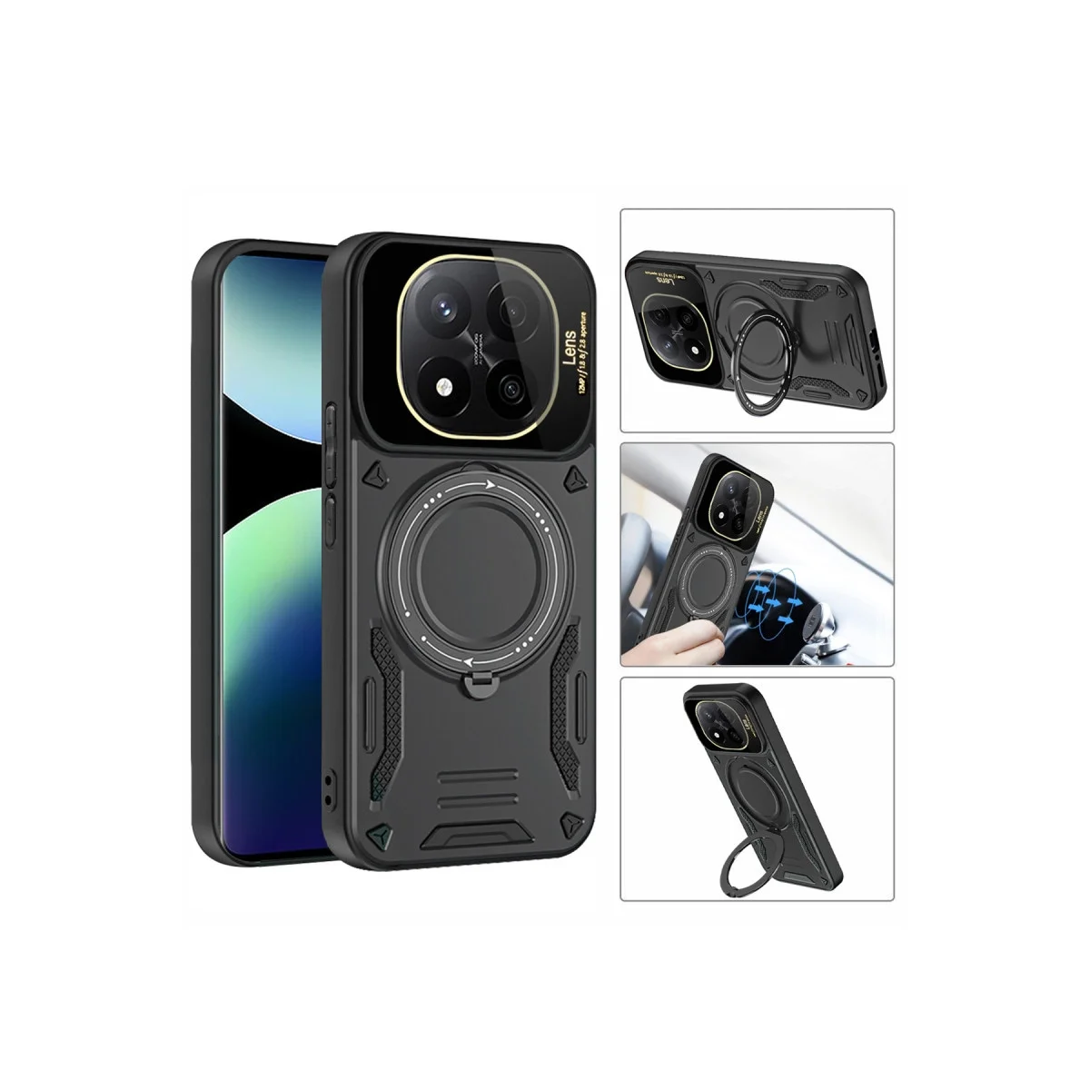 Xiaomi Redmi Note 14 Pro 4g Kılıf Joy Lens Standlı Kapak - Mor Fiyatı, Yorumları ve Özellikleri