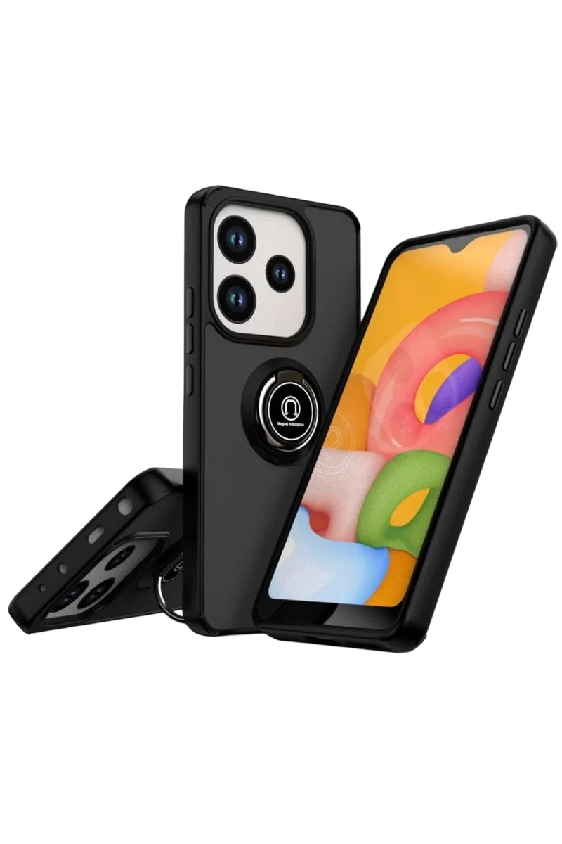 Xiaomi Redmi Note 14 4G Montreal Yüzüklü Silikon Kapak - Siyah Fiyatı, Yorumları ve Özellikleri