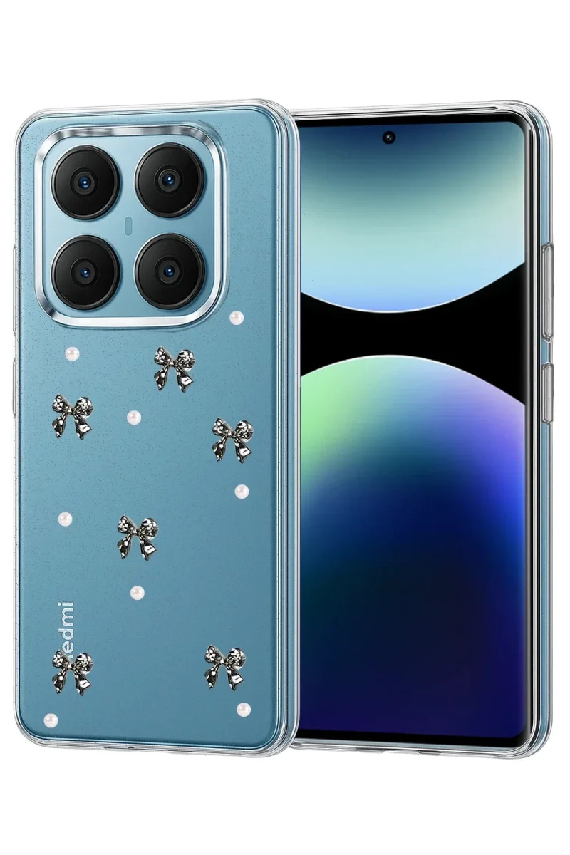 Xiaomi Redmi Note 14 Pro 4G Fiyonk Desenli Kapak - Desen 8 Xiaomi Redmi Note 14 Pro 4G Fiyonk Desenli Kapak - Desen 8
