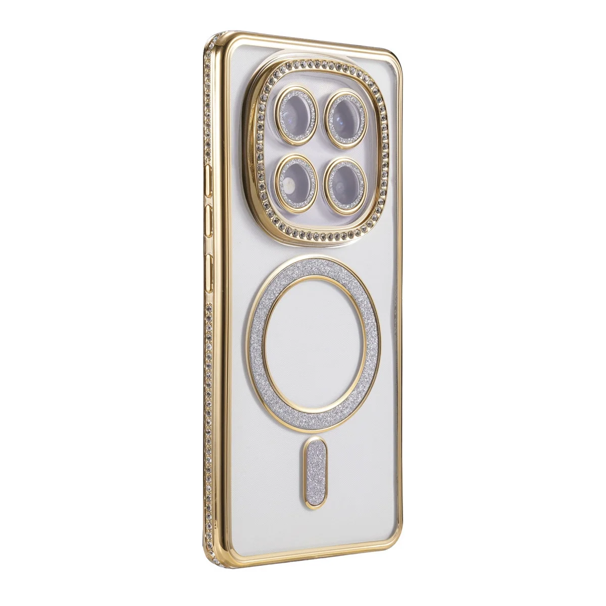 Xiaomi Redmi Note 14 Pro 5g Joke Simli Magneticsafe Kılıf - Gold Xiaomi Redmi Note 14 Pro 5g Joke Simli Magneticsafe Kılıf - Gold