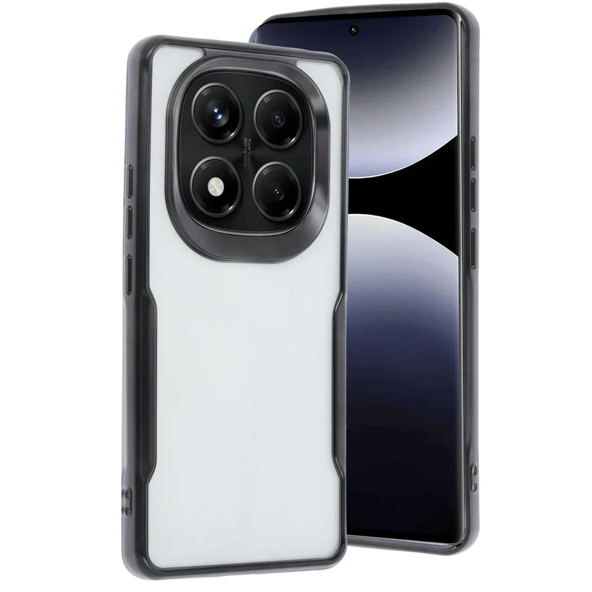 Xiaomi Redmi Note 14 Pro Plus Kılıf Boyi Silikon Kapak - Siyah Xiaomi Redmi Note 14 Pro Plus Kılıf Boyi Silikon Kapak - Siyah