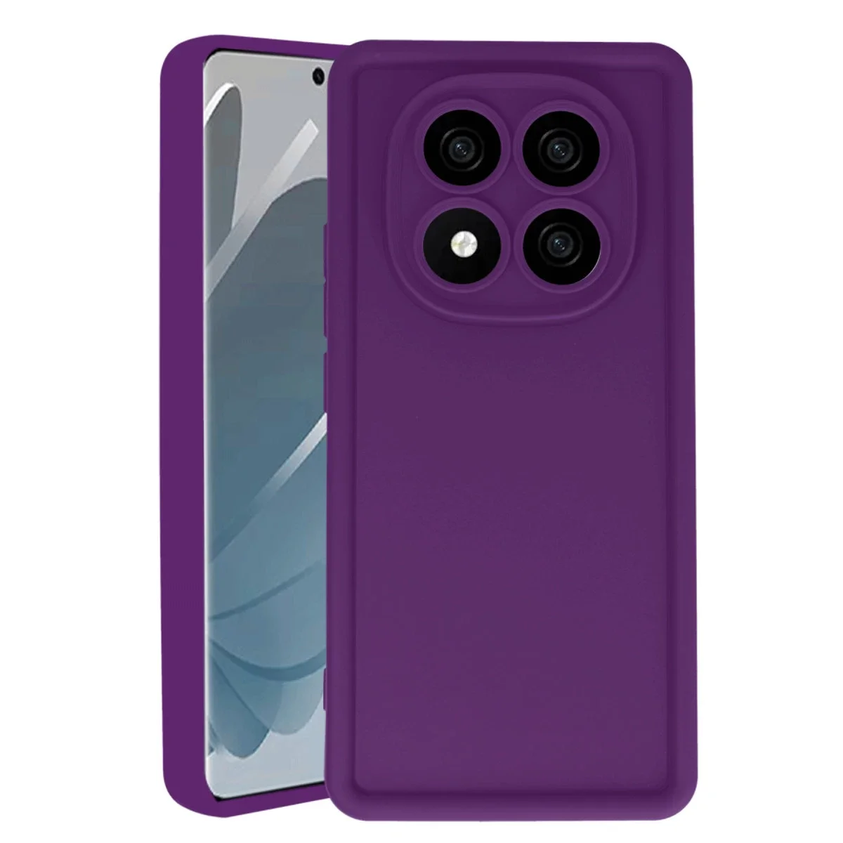Xiaomi Redmi Note 14 Pro 5G Kılıf Viera Silikon - Mürdüm Xiaomi Redmi Note 14 Pro 5G Kılıf Viera Silikon - Mürdüm