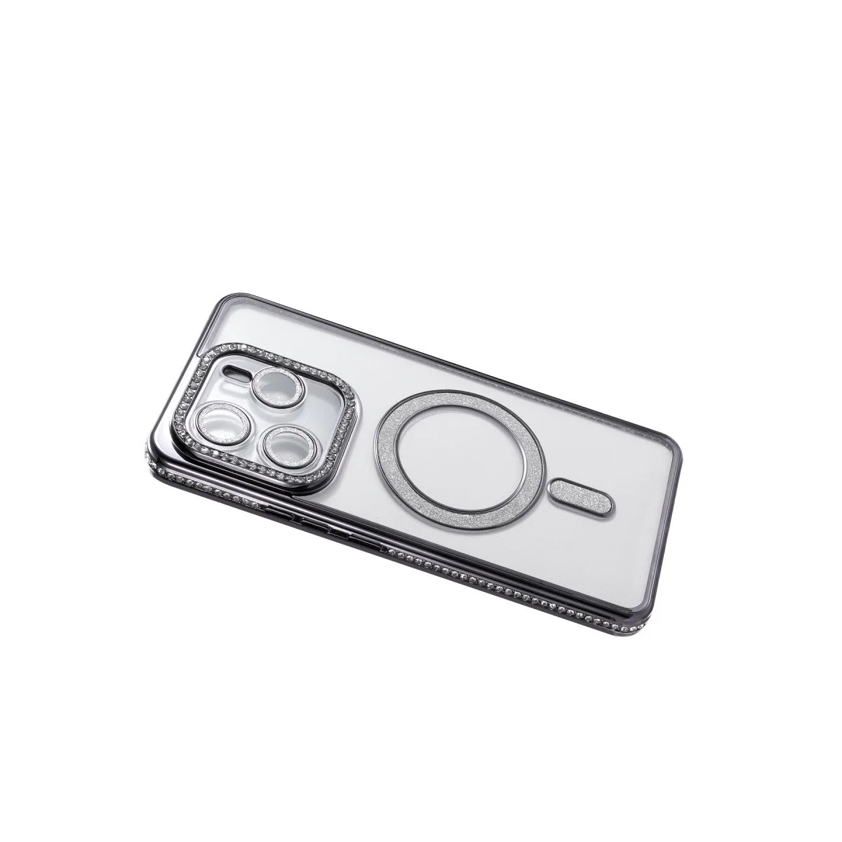 Xiaomi Redmi Note 14 4g Joke Simli Magneticsafe Kılıf - Siyah Xiaomi Redmi Note 14 4g Joke Simli Magneticsafe Kılıf - Siyah