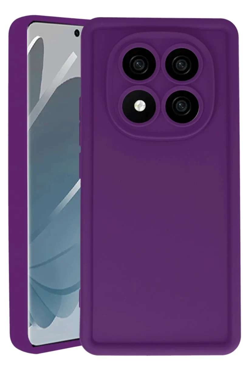 Xiaomi Redmi Note 14 Pro 5G Kılıf Viera Silikon - Mürdüm Xiaomi Redmi Note 14 Pro 5G Kılıf Viera Silikon - Mürdüm