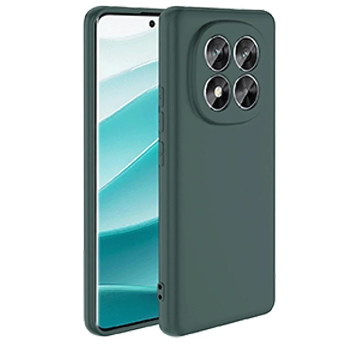 Xiaomi Redmi Note 14 Pro 5G Kılıf First Silikon - Koyu Yeşil Xiaomi Redmi Note 14 Pro 5G Kılıf First Silikon - Koyu Yeşil