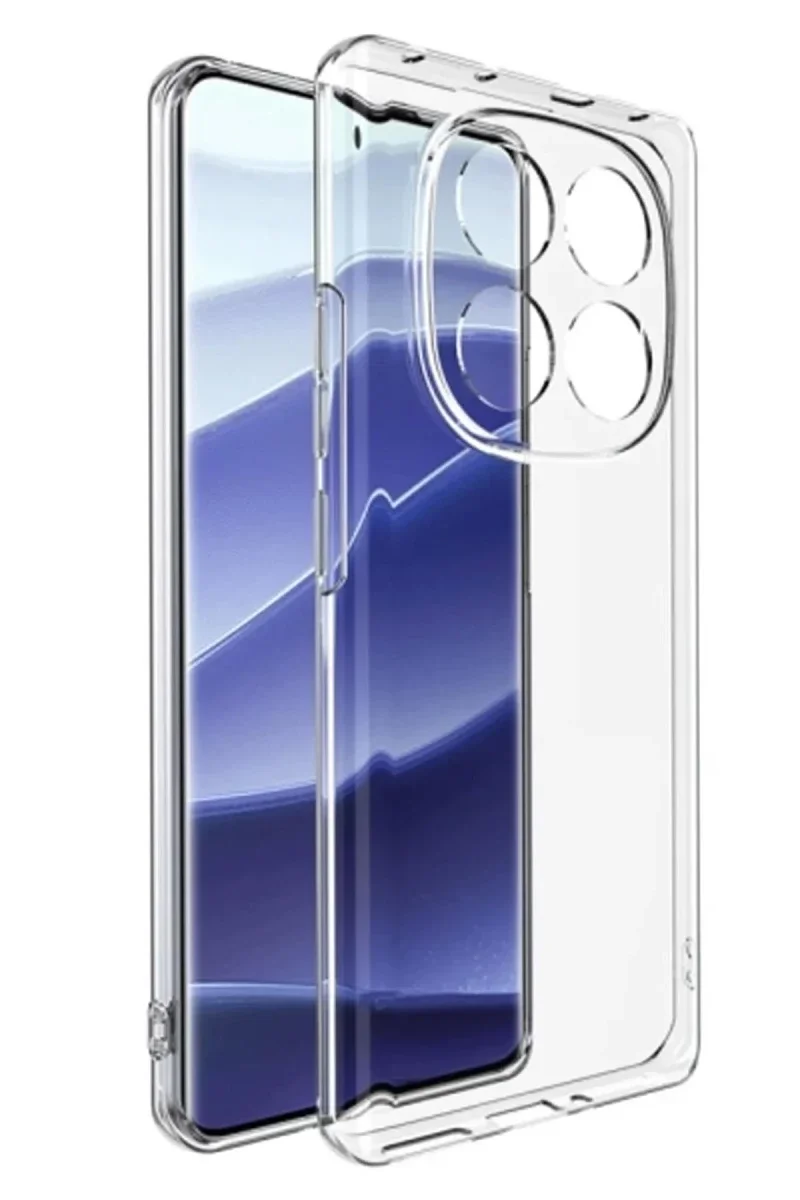 Xiaomi Redmi Note 14 Pro 4G Kılıf Lüx Şeffaf Silikon Xiaomi Redmi Note 14 Pro 4G Kılıf Lüx Şeffaf Silikon