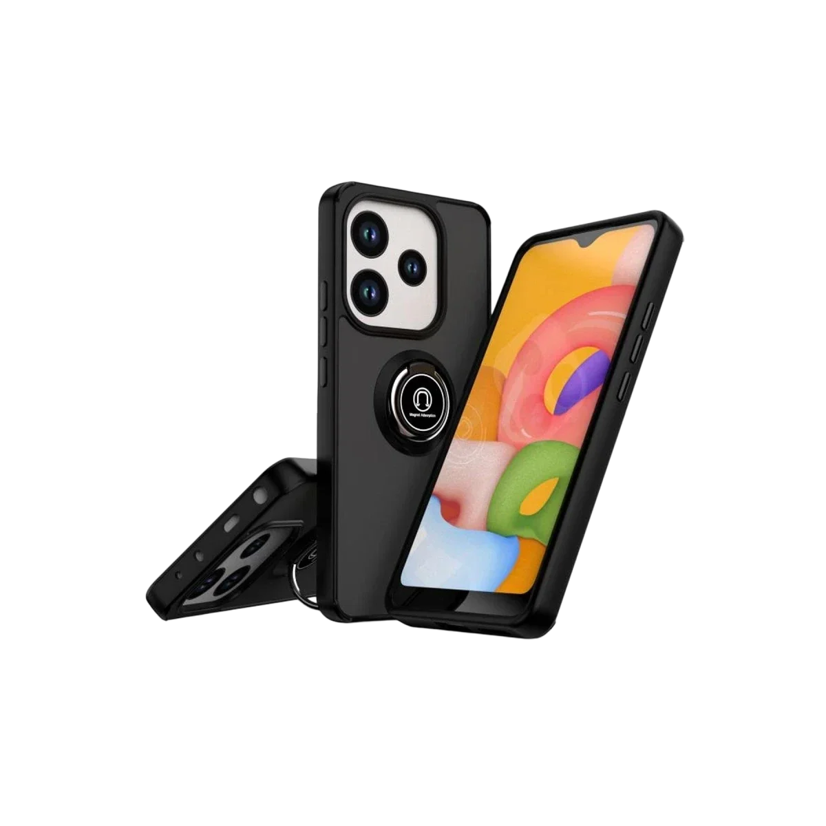 Xiaomi Redmi Note 14 4G Montreal Yüzüklü Silikon Kapak - Siyah Fiyatı, Yorumları ve Özellikleri