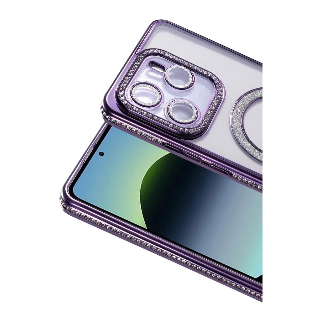 Xiaomi Redmi Note 14 4g Joke Simli Magneticsafe Kılıf - Derin Mor Xiaomi Redmi Note 14 4g Joke Simli Magneticsafe Kılıf - Derin Mor