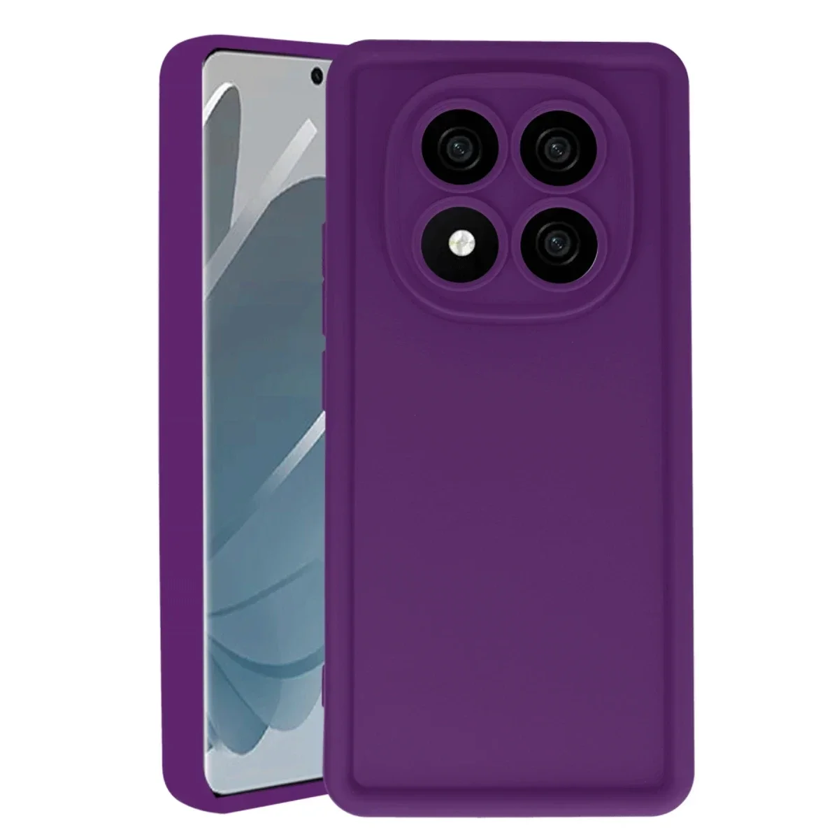 Xiaomi Redmi Note 14 Pro 5G Kılıf Viera Silikon - Mürdüm Xiaomi Redmi Note 14 Pro 5G Kılıf Viera Silikon - Mürdüm