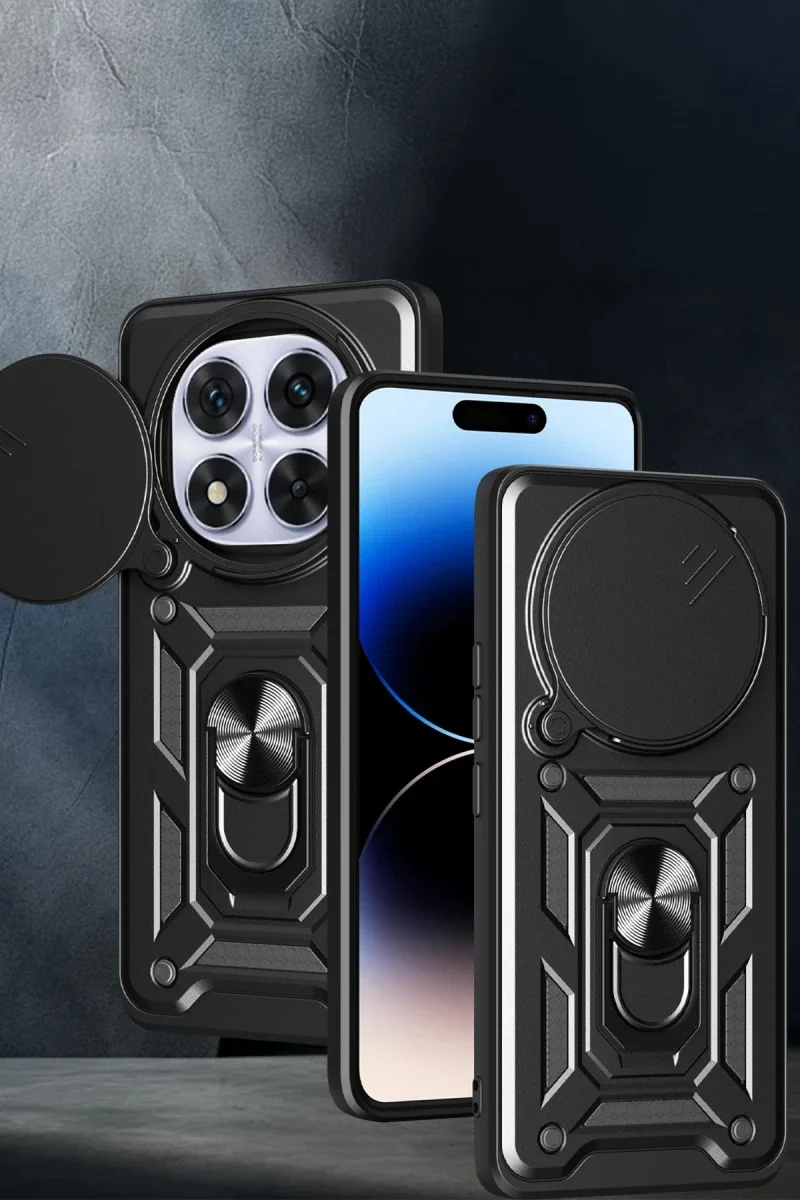 Xiaomi Redmi Note 14 Pro Plus Kılıf Pars Lens Yüzüklü Silikon - Kırmızı Fiyatı, Yorumları ve Özellikleri