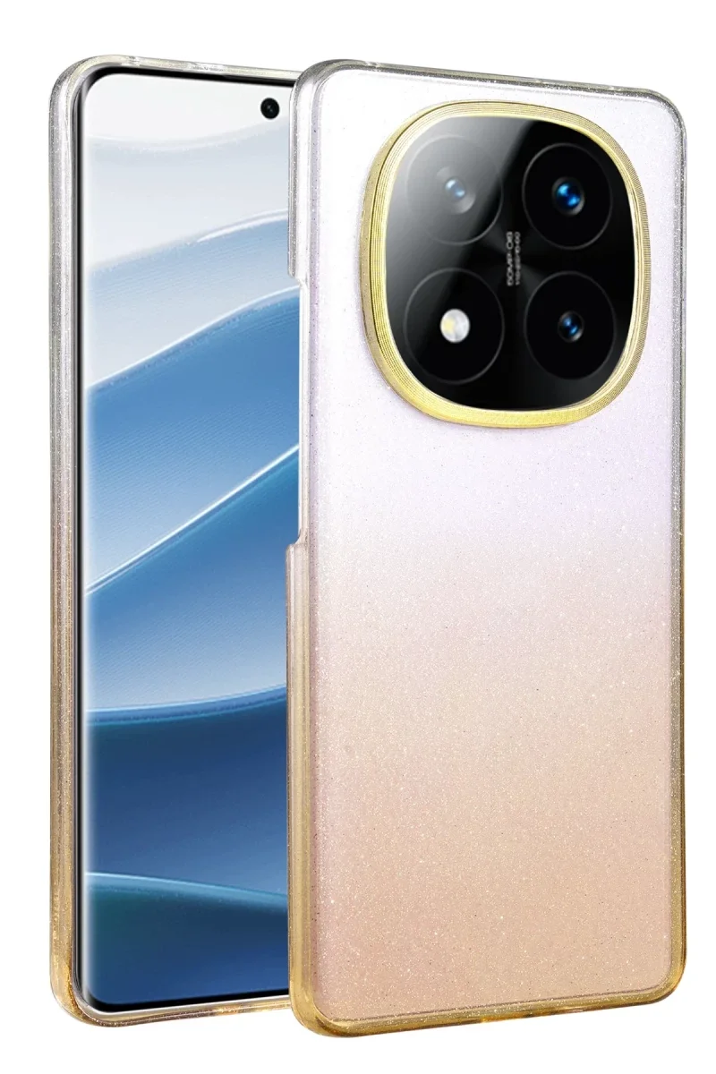 Xiaomi Redmi Note 14 Pro 5G Glossy Kapak - Çöl Titanyum Xiaomi Redmi Note 14 Pro 5G Glossy Kapak - Çöl Titanyum