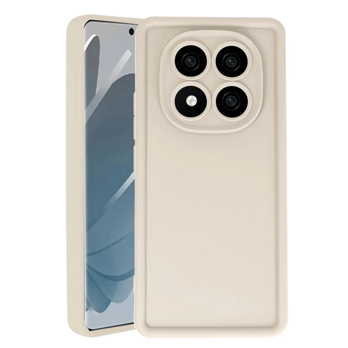 Xiaomi Redmi Note 14 Pro 4G Kılıf Viera Silikon - Krem