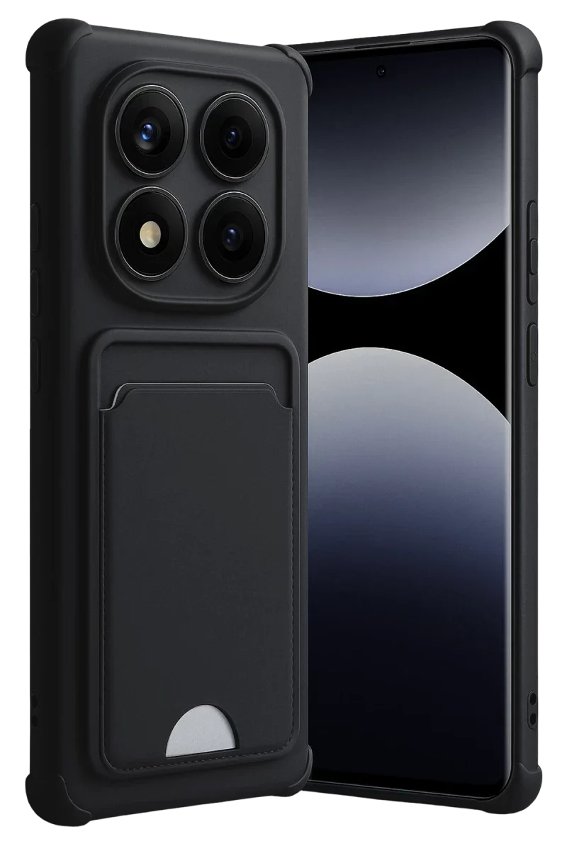 Xiaomi Redmi Note 14 Pro 4G Kelvin Kartvizitli Silikon - Siyah Xiaomi Redmi Note 14 Pro 4G Kelvin Kartvizitli Silikon - Siyah
