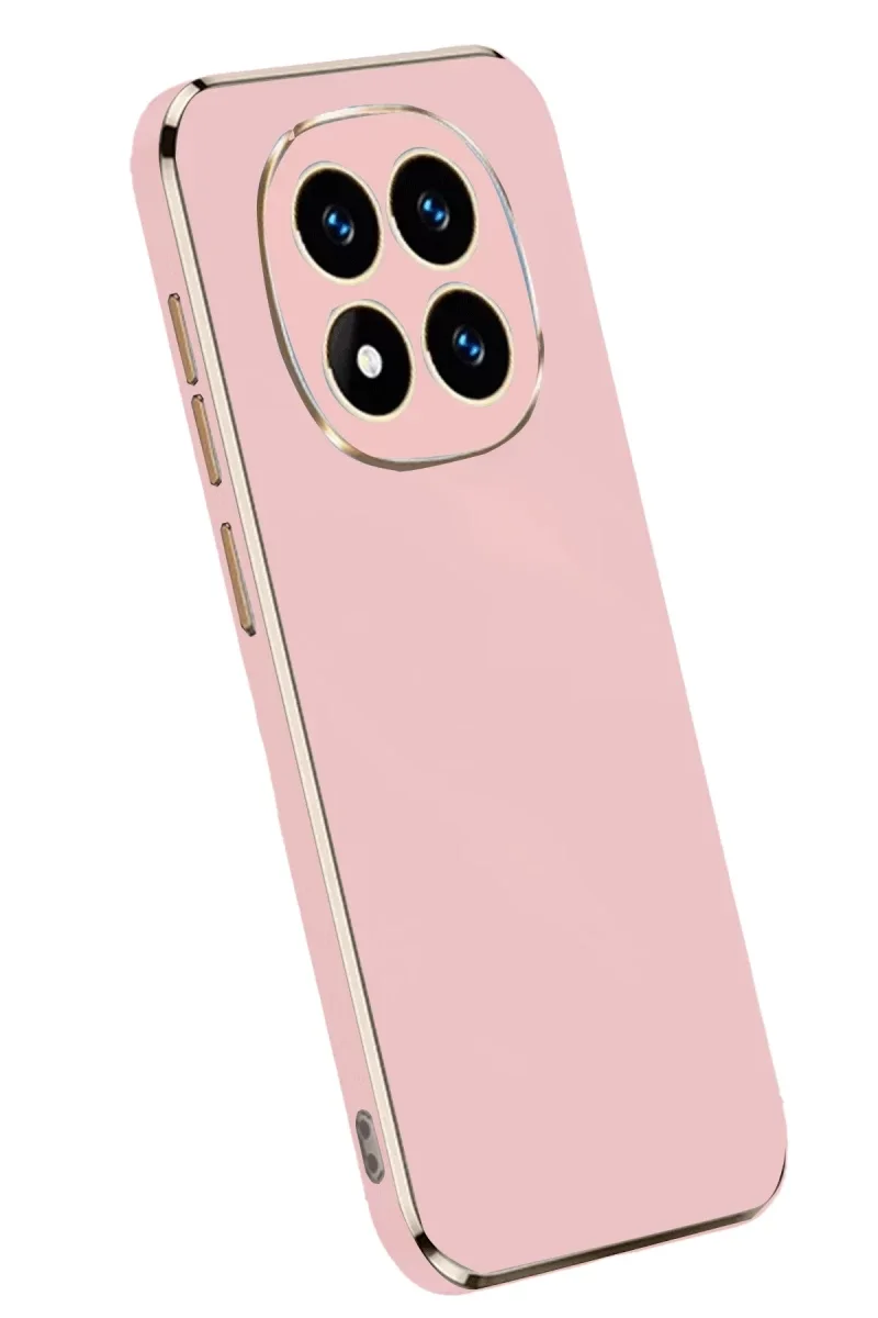 Xiaomi Redmi Note 14 Pro Plus Kılıf Volet Silikon - Pembe Xiaomi Redmi Note 14 Pro Plus Kılıf Volet Silikon - Pembe