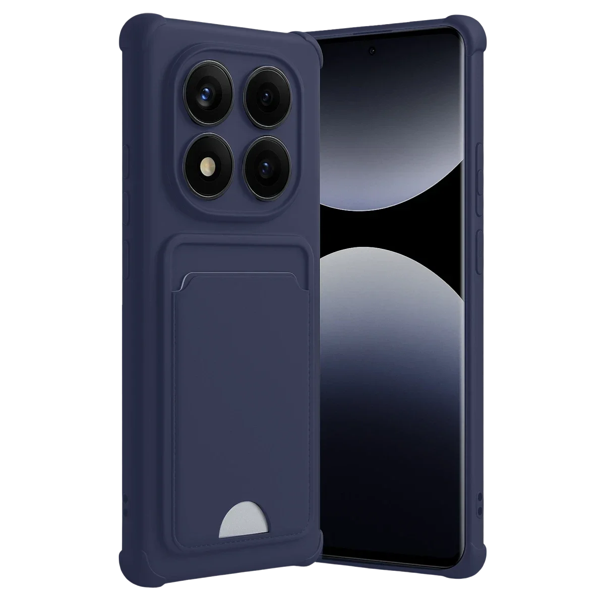 Xiaomi Redmi Note 14 Pro 4G Kelvin Kartvizitli Silikon - Lacivert
