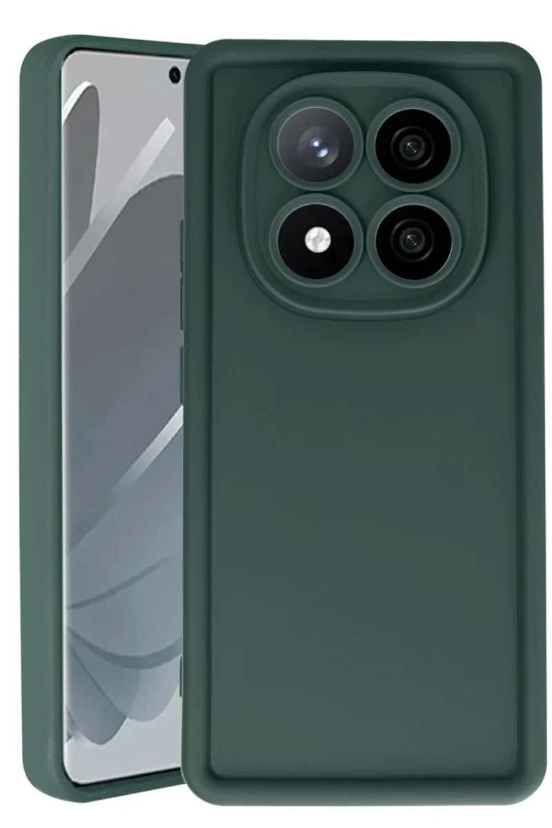 Xiaomi Redmi Note 14 Pro 4G Kılıf Viera Silikon - Koyu Yeşil Xiaomi Redmi Note 14 Pro 4G Kılıf Viera Silikon - Koyu Yeşil