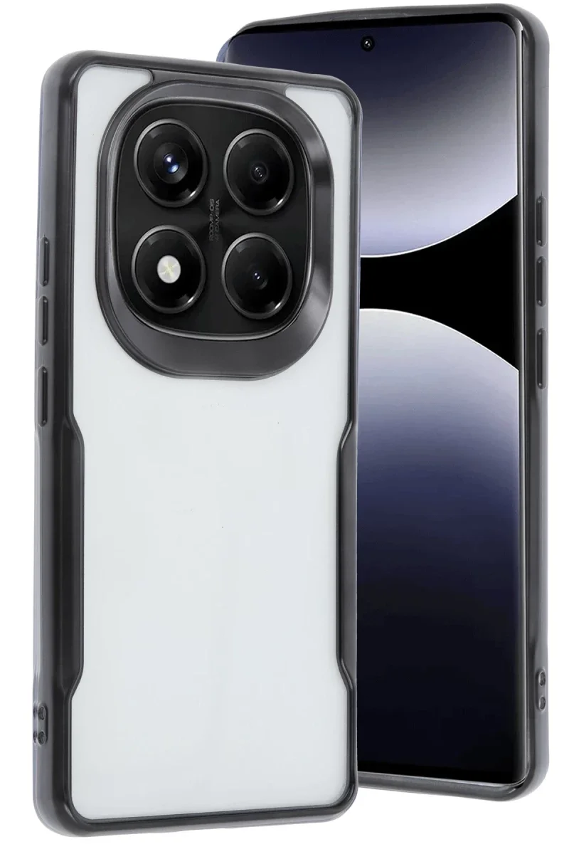 Xiaomi Redmi Note 14 Pro Plus Kılıf Boyi Silikon Kapak - Siyah Xiaomi Redmi Note 14 Pro Plus Kılıf Boyi Silikon Kapak - Siyah