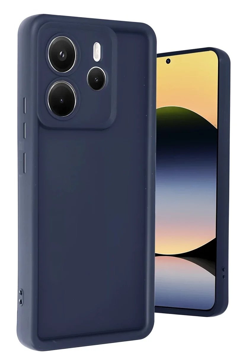 Xiaomi Redmi Note 14 4G Kılıf Viera Silikon - Lacivert