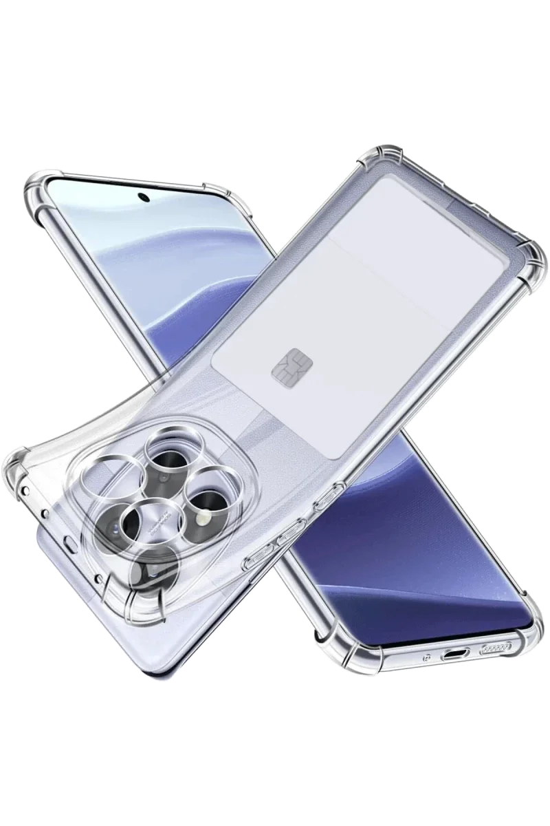 Xiaomi Redmi Note 14 Pro 4G Kılıf Kart Şeffaf Silikon - Şeffaf Fiyatı, Yorumları ve Özellikleri