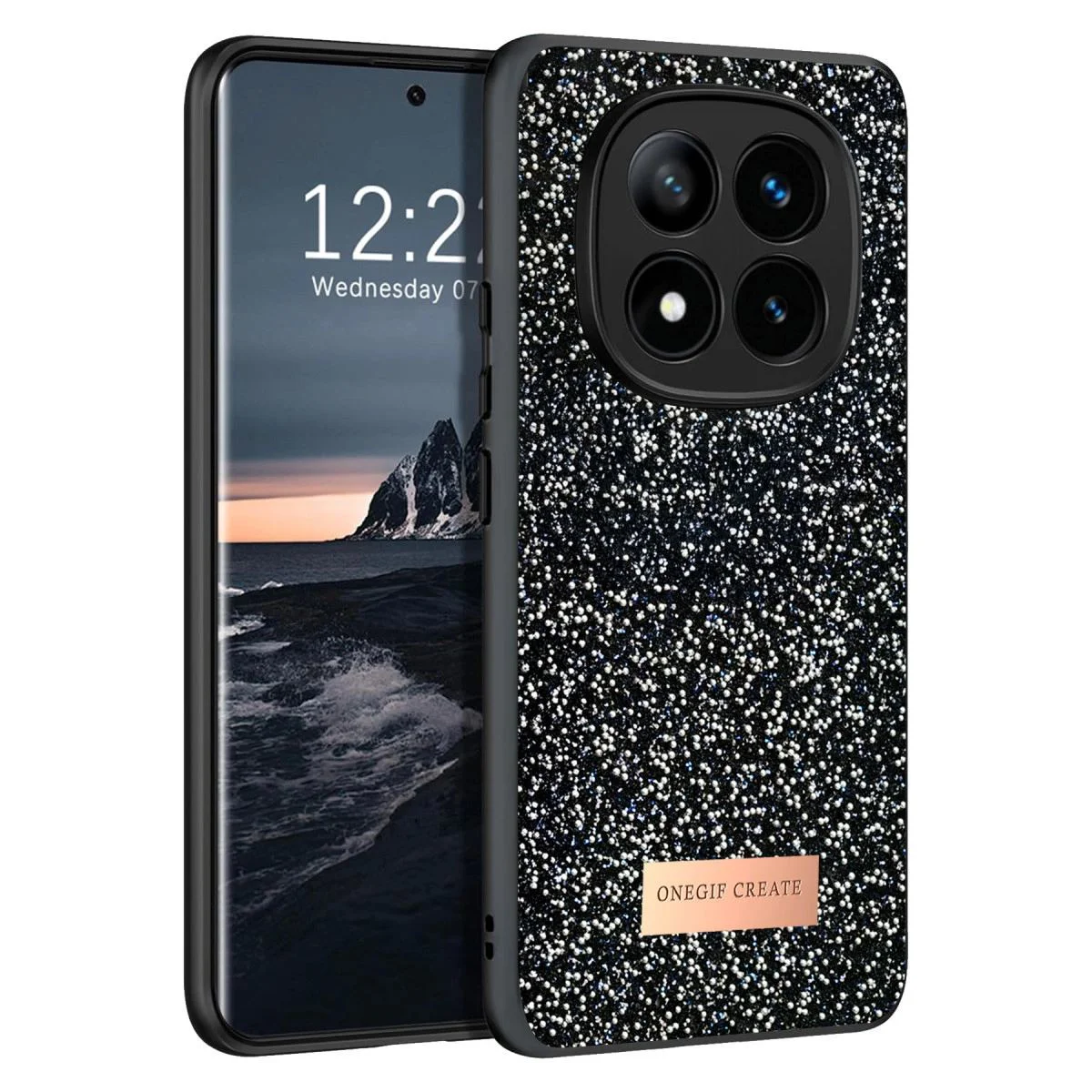 Xiaomi Redmi Note 14 Pro 4g ile Uyumlu Bright Simli Kapak - Siyah Boncuk İşlemeli Telefon Kılıfı Fiyatı, Yorumları ve Özellikleri