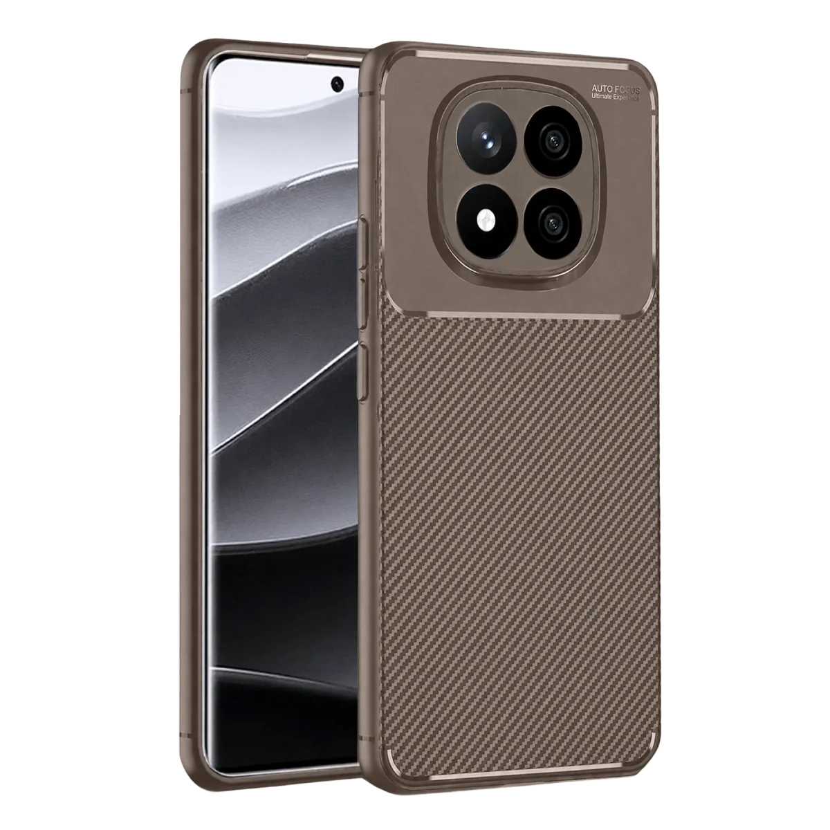 Xiaomi Redmi Note 14 Pro 4g Kılıf Auto Focus Karbon Kapak - Gri Xiaomi Redmi Note 14 Pro 4g Kılıf Auto Focus Karbon Kapak - Gri