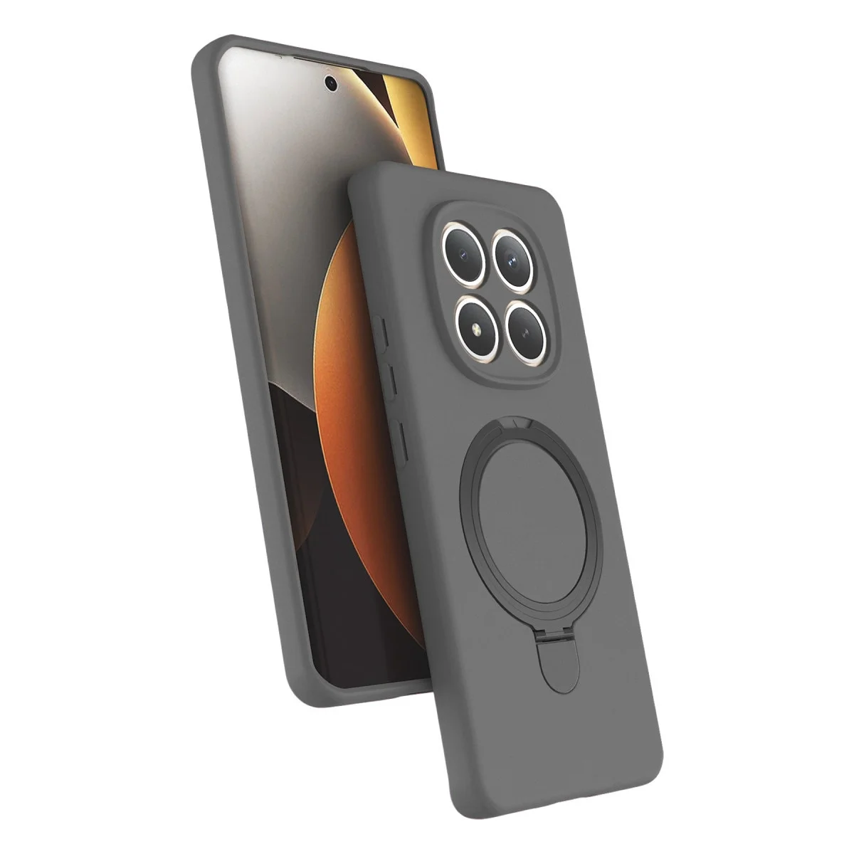 Xiaomi Redmi Note 15 Pro 5g Regal Magsafe Standlı Kapak - Titan Gri Xiaomi Redmi Note 15 Pro 5g Regal Magsafe Standlı Kapak - Titan Gri
