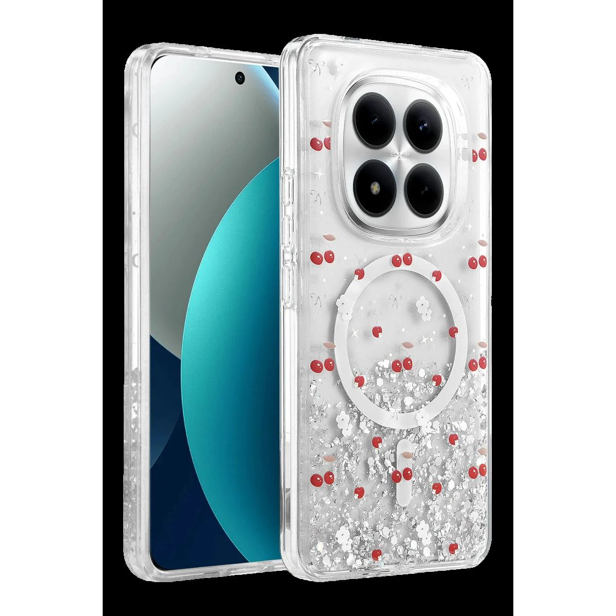 Xiaomi Redmi Note 15 Pro Plus 5g ile Uyumlu Misk Simli MagSafe Şeffaf Kapak - Desen 5 Fiyatı, Yorumları ve Özellikleri